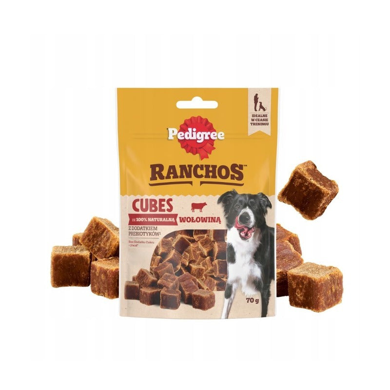 Pedigree Ranchos Cubes Buey 70 g