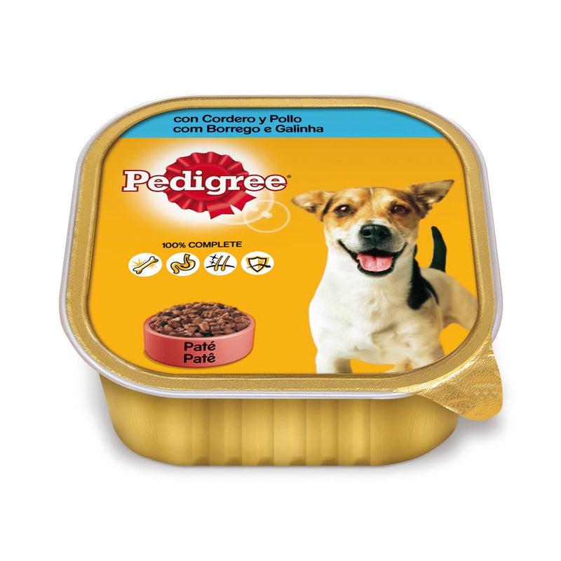 perro tarrina cordero pollo 300gr