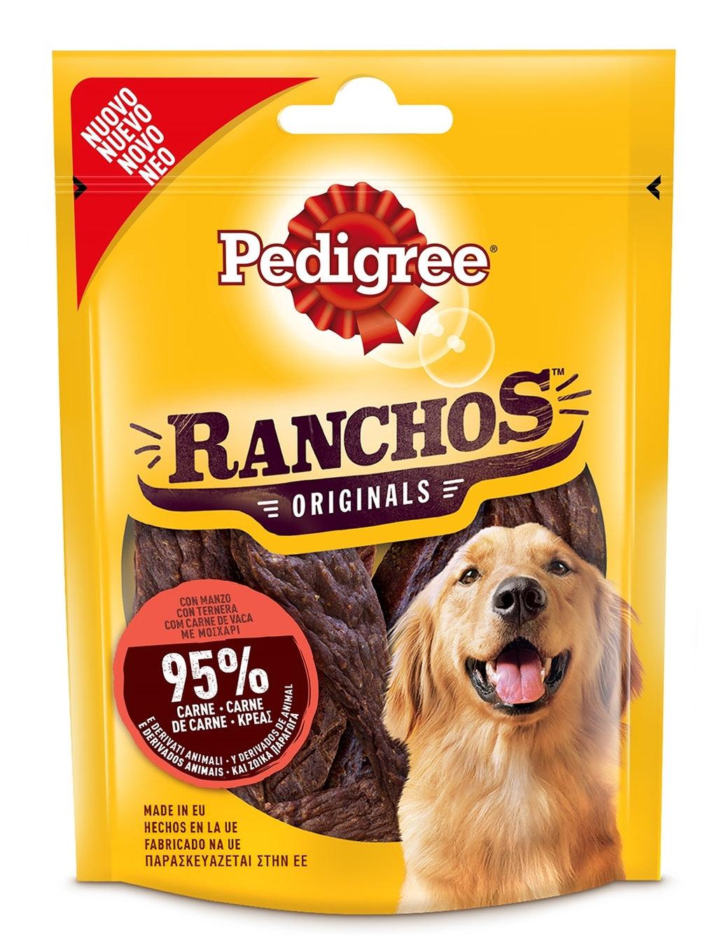 perro tiras rancho buey 70gr