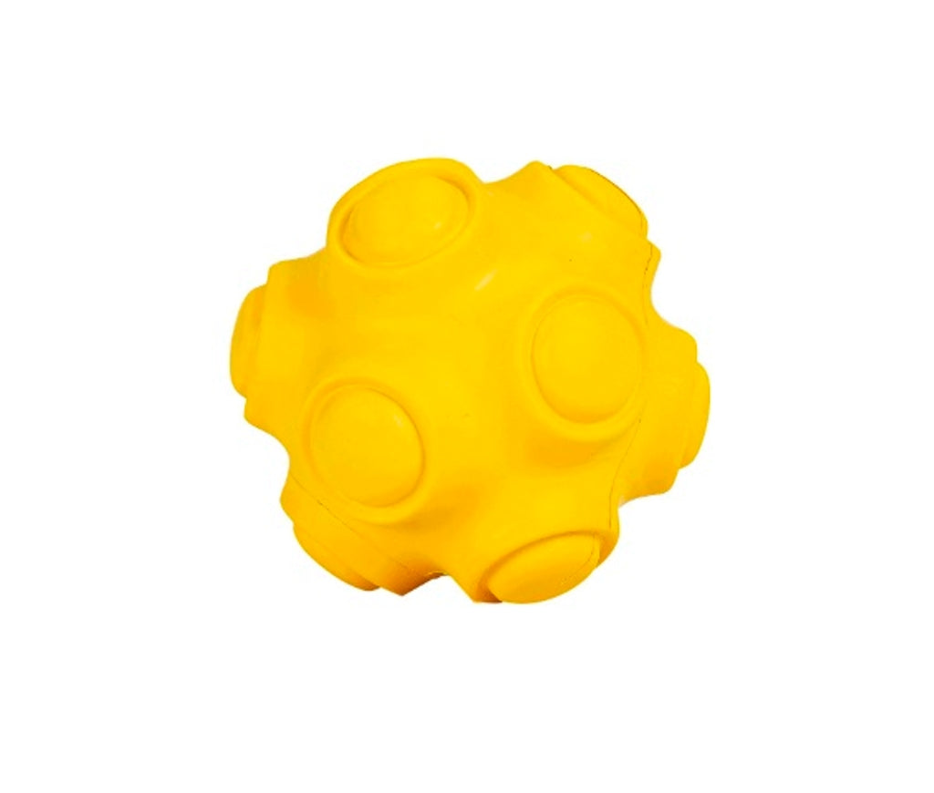 goma pelota rivet amarillo 7,8cm