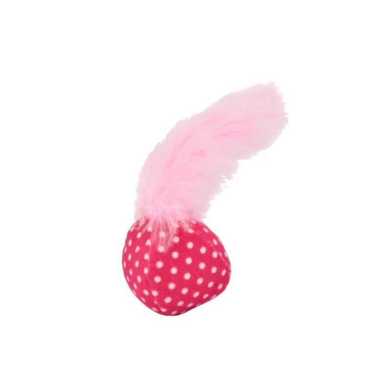 Topos amb pluma i catnip