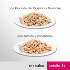 gato pescado y verduras 4x85gr