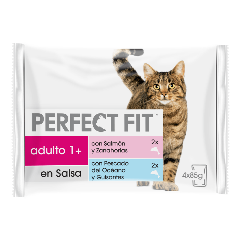 gato pescado y verduras 4x85gr