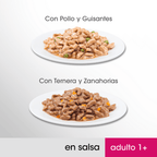 gato pollo y ternera 4x85gr
