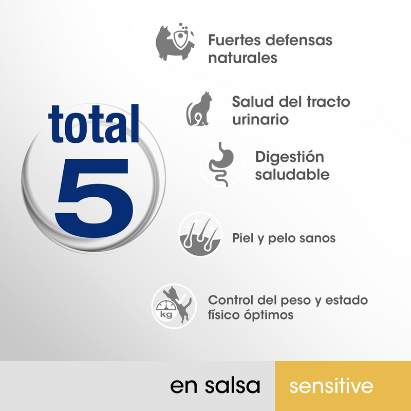 gato pollo y salmón 4x85gr
