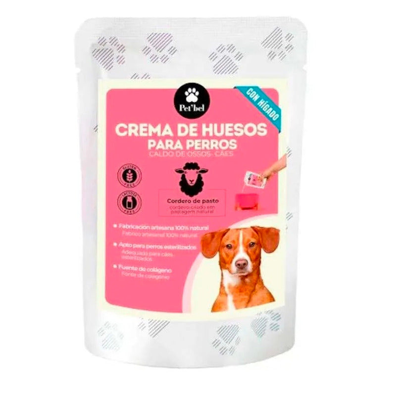 Crema de huesos de cordero para perro 100ml