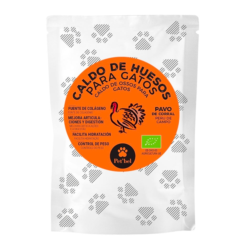 Caldo de huesos de pavo para gato 100ml Imagen principal del producto