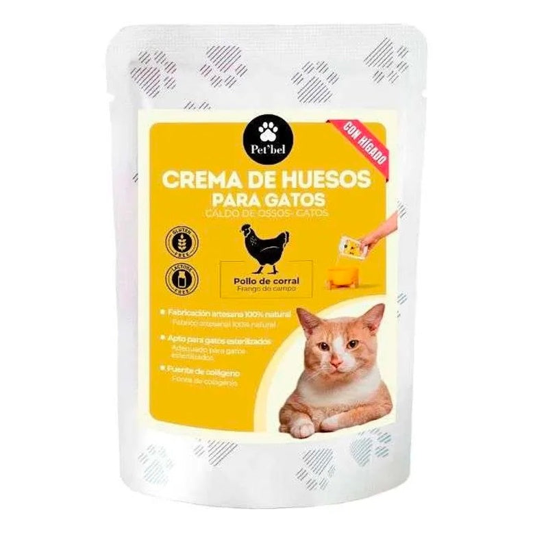 Crema de huesos de pollo para gato 100ml Imagen principal del producto