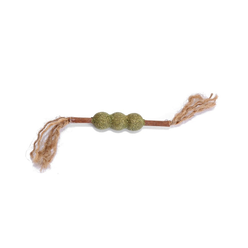 piruleta triple Matatabi con plumero 12x2,2cm Imagen principal del producto