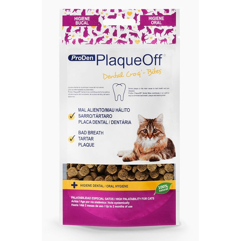 Plaque off dental croq's 60 g gat Imatge principal del producte
