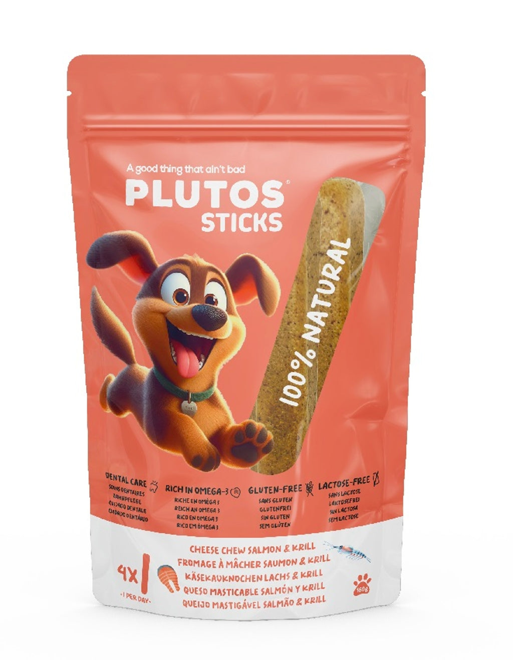 sticks formatge, salmó i krill 4ut Imatge principal del producte