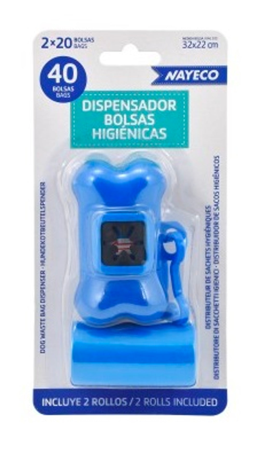 portabolsas higièniques blau Imatge principal del producte