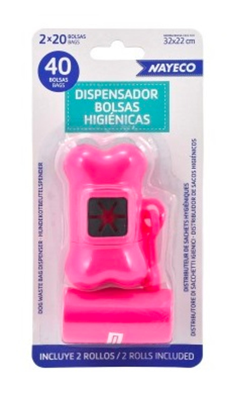 portabolsas higièniques rosa Imatge principal del producte
