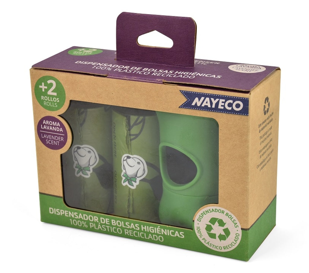 Nayeco Portabolsas Higiénicas Reciclado + 2 Rollos x 15 B Imatge secundària del producte