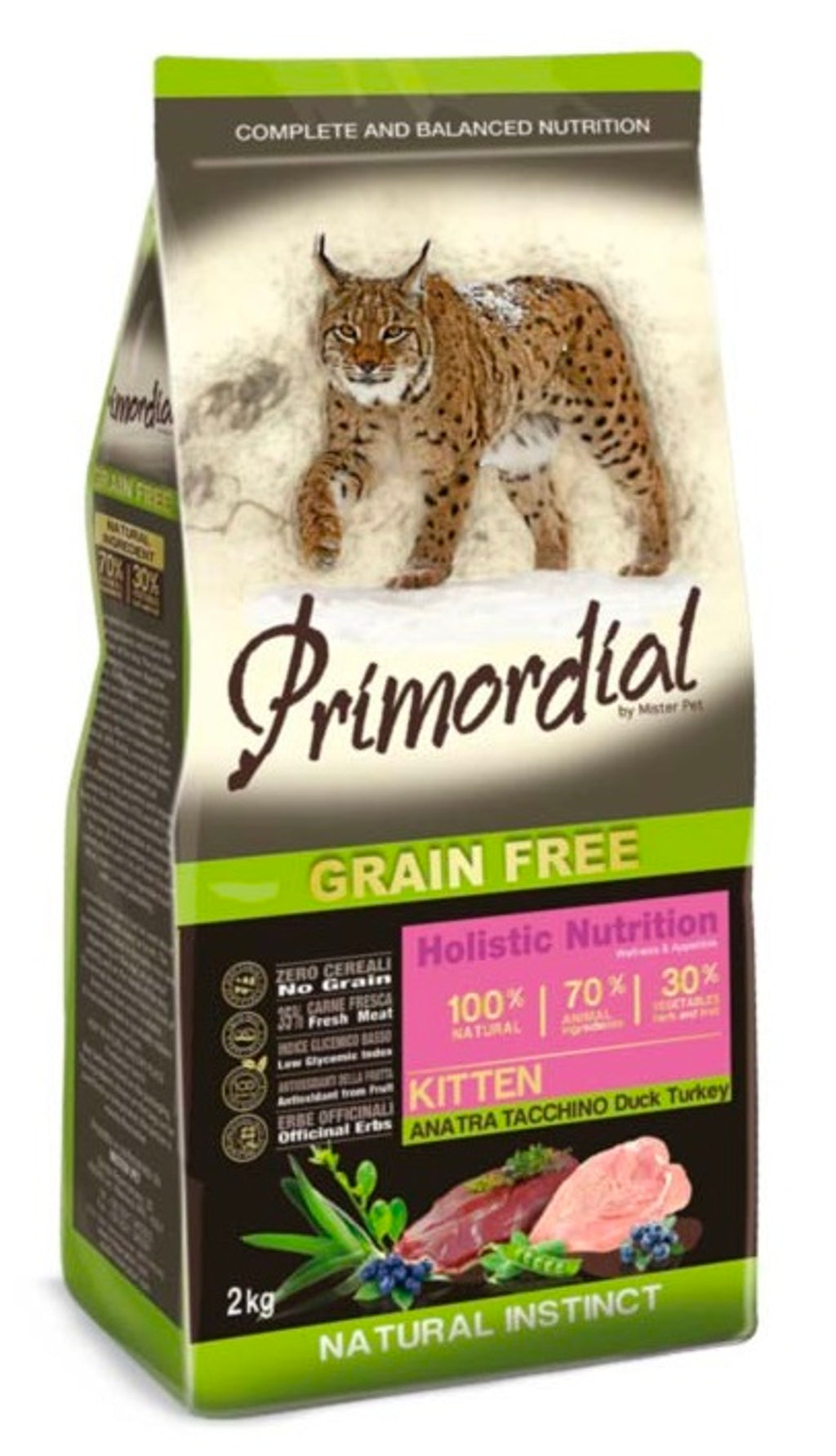 kitten ànec i gall dindi 2 kg