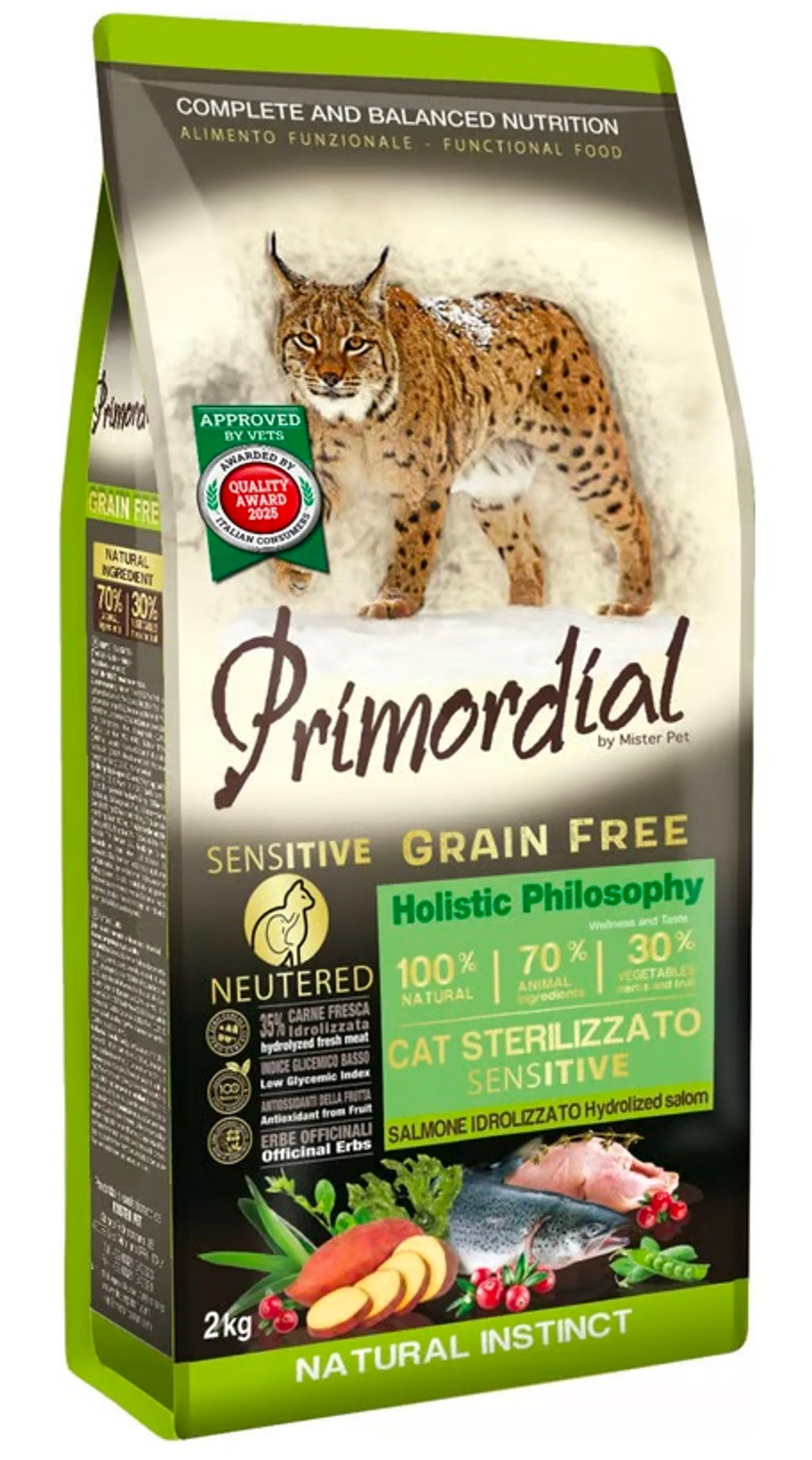 gato esterilizado sensible salmón 2 kg Imagen principal del producto