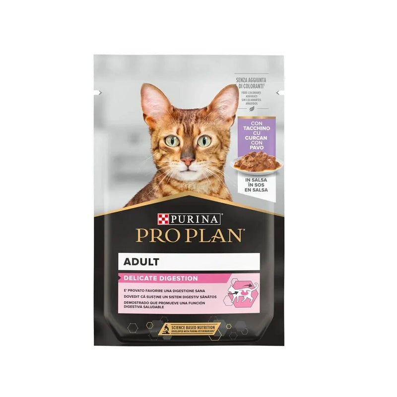 Pro Plan Delicate Digestion con pavo Pouch para gatos Imagen principal del producto