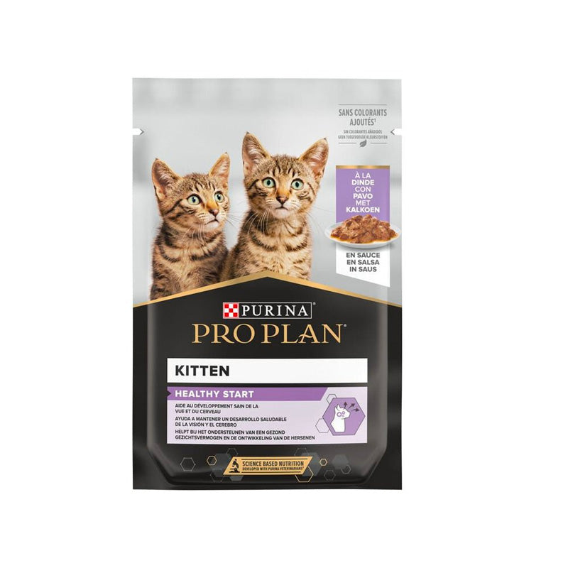 Pro Plan Kitten con pavo Pouch para gatitos