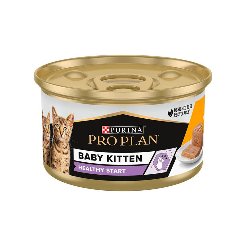 Pro Plan Kitten con pollo lata para gatitos