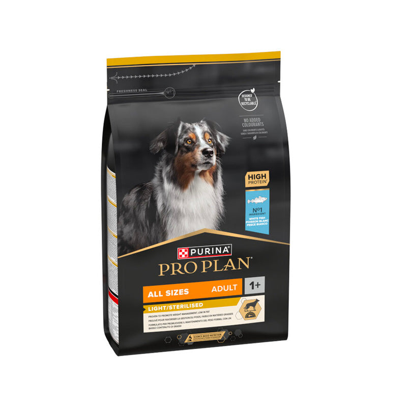 Pro Plan Light Sterilised con pescado pienso para perros Imagen principal del producto