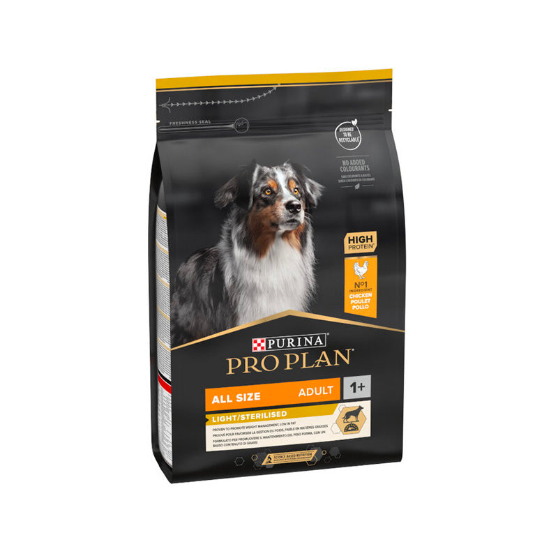 Pro Plan Light Sterilised con pollo pienso para perros Imagen principal del producto