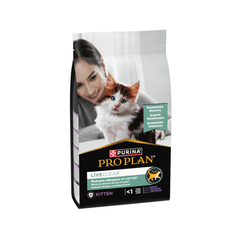 Pro Plan Liveclear Kitten con pavo pienso para gatitos Imagen principal del producto
