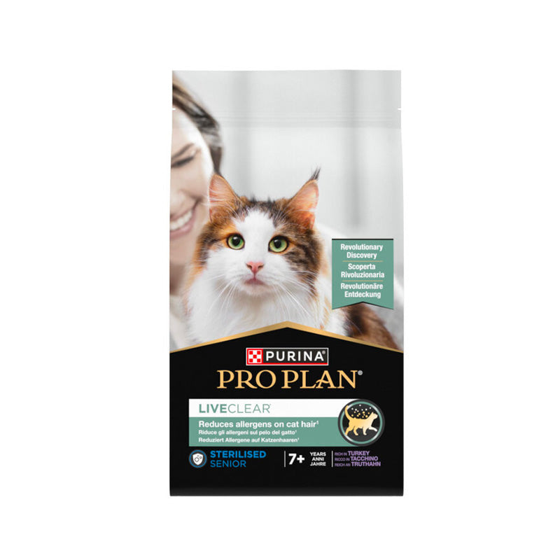 Pro Plan Liveclear Sterilised senior pienso para gatos Imagen principal del producto