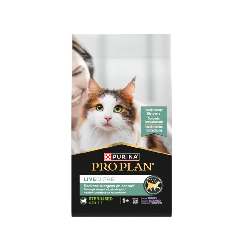 Pro Plan Liveclear Sterilised con pavo pienso para gatos Imagen principal del producto