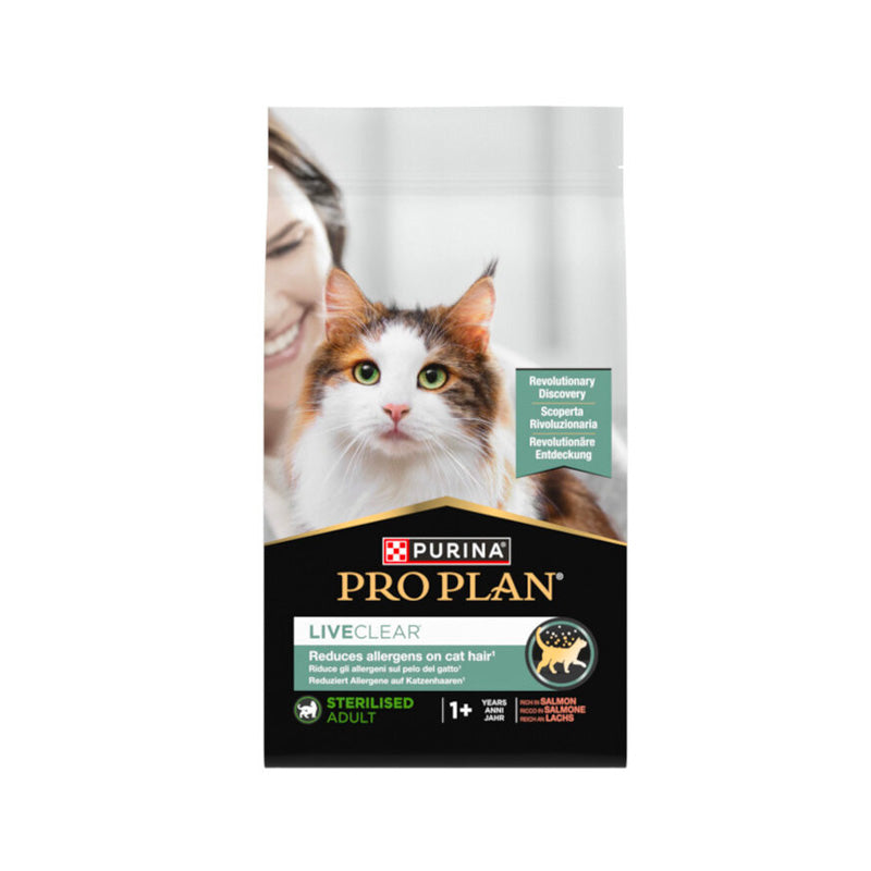 Pro Plan Liveclear Sterilised con salmón pienso para gatos