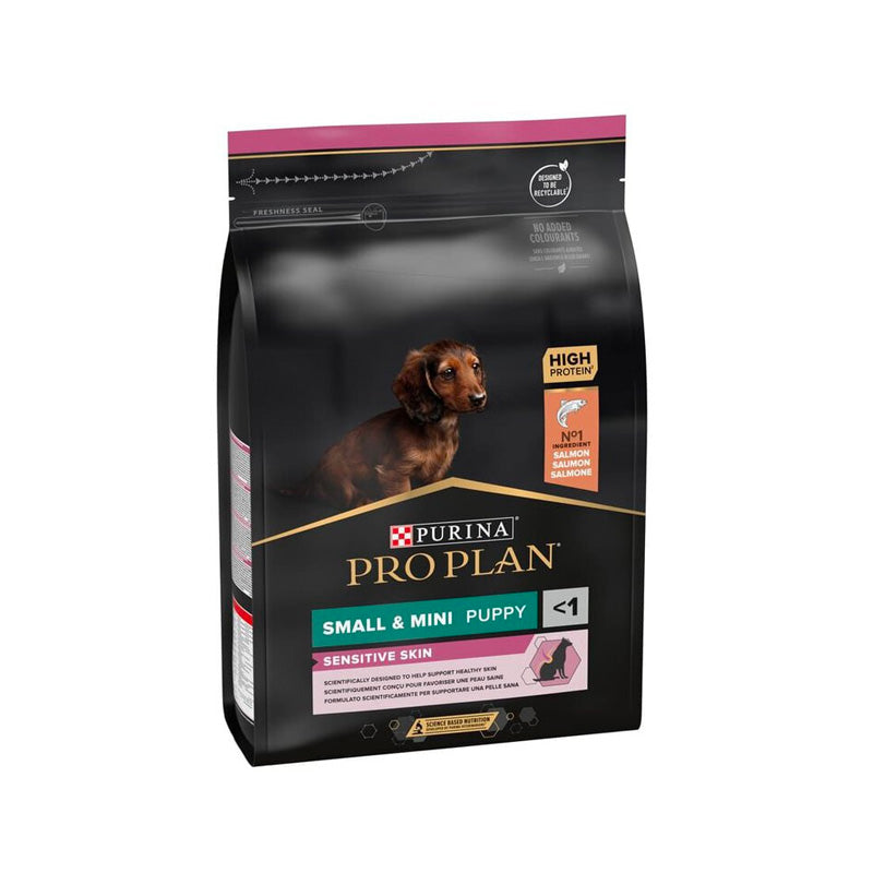 Pro Plan Puppy Small & Mini Sensitive Skin con salmón pienso para perros