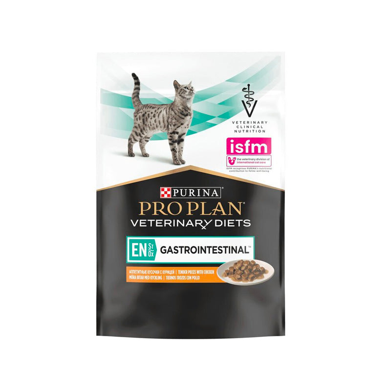 Pro Plan Veterinary en Gastrointestinal con pollo Pouch para gatos
