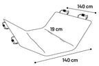 Protector negre Kia per a asiento trasero del cotxe