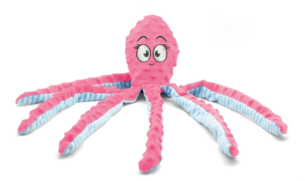 pulpo de peluix amb sonajero rosa 45 cm Imatge principal del producte