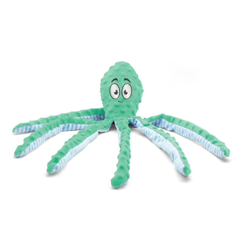 pulpo de peluche con sonajero verde 45cm Imagen principal del producto