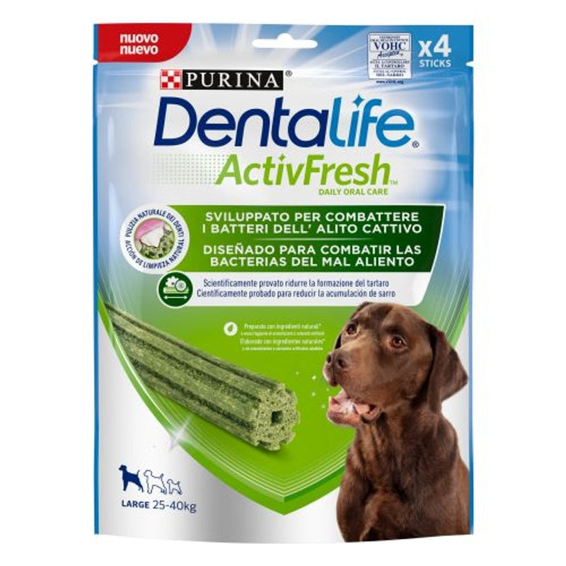 perro grande Dentalife activfresh 142gr (4ut)