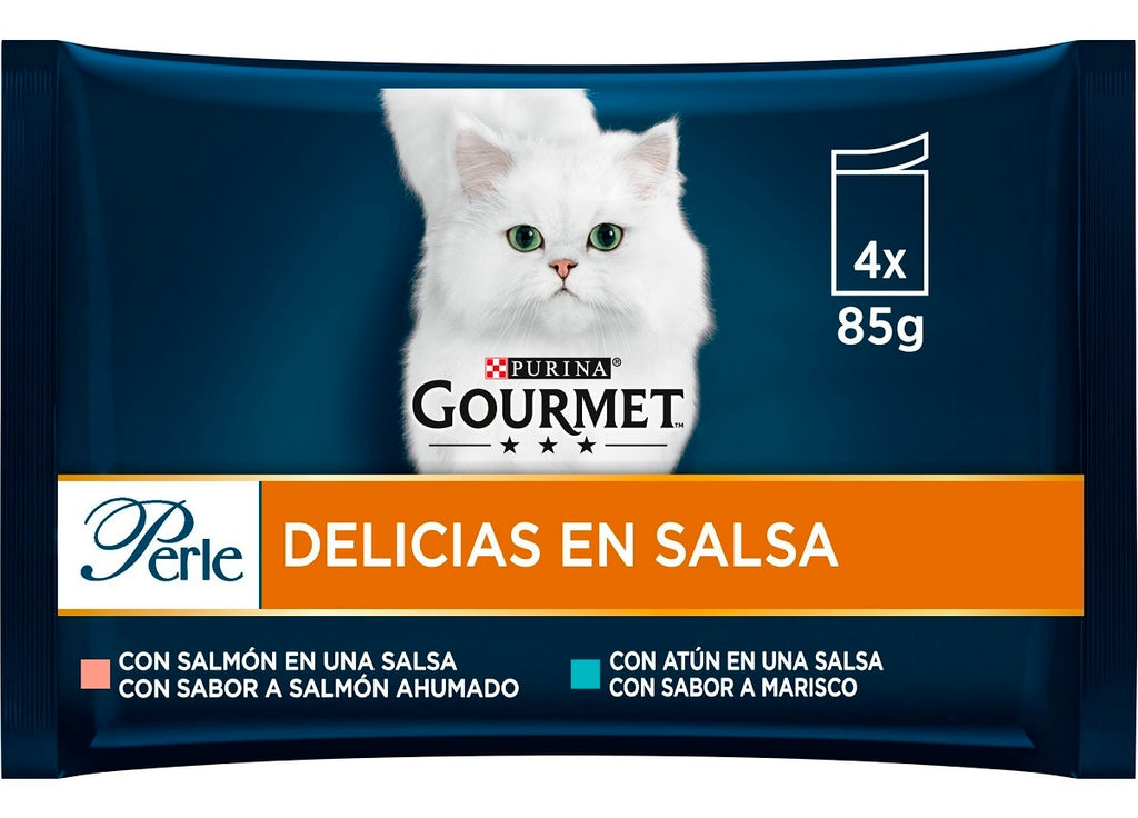 gato perle delicias salsa salmón atún (4un)
