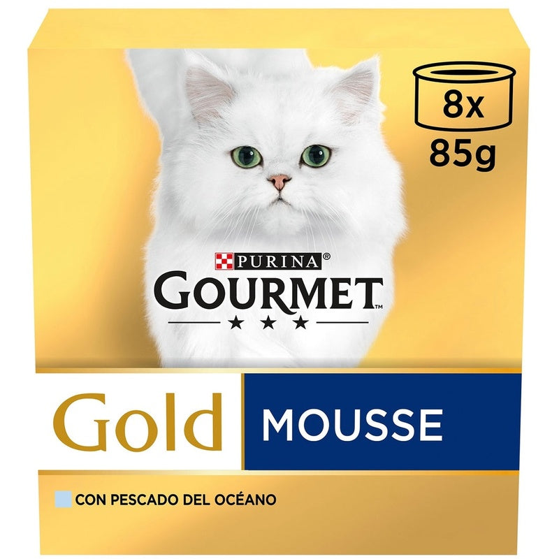 gato gold mousse pescado 8x85gr