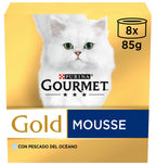 gato gold mousse pescado 8x85gr