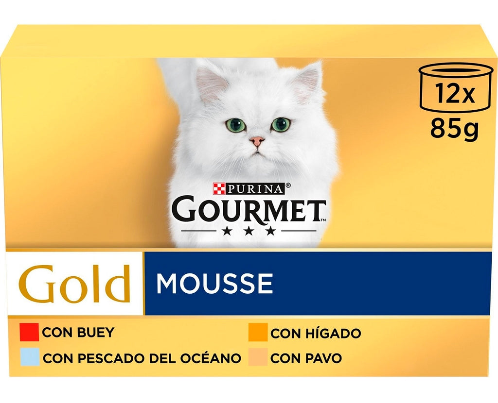 gato gold mousse 12x85gr