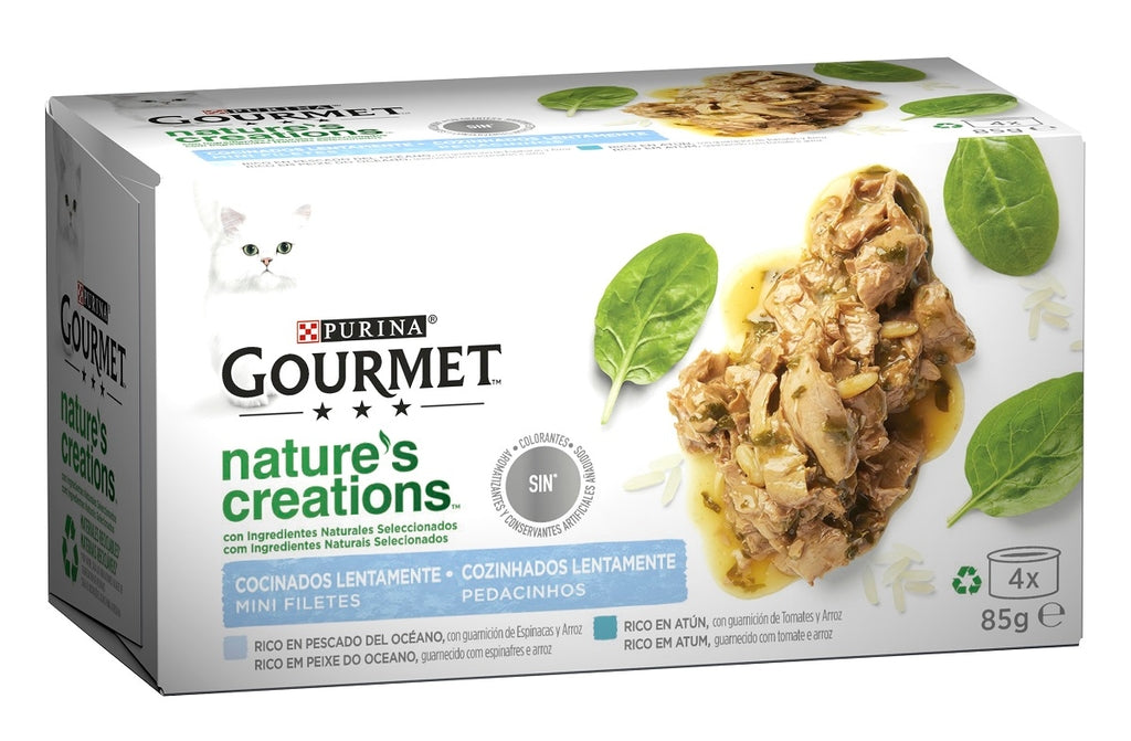 gato nature's creation filetes pescado oceano atún Imagen principal del producto