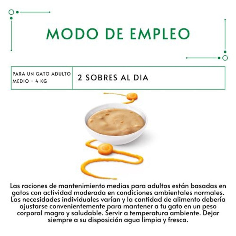 gato nature's puree salmón 5x10gr