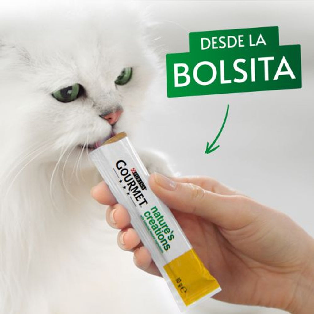 gato nature's puree buey 5x10gr