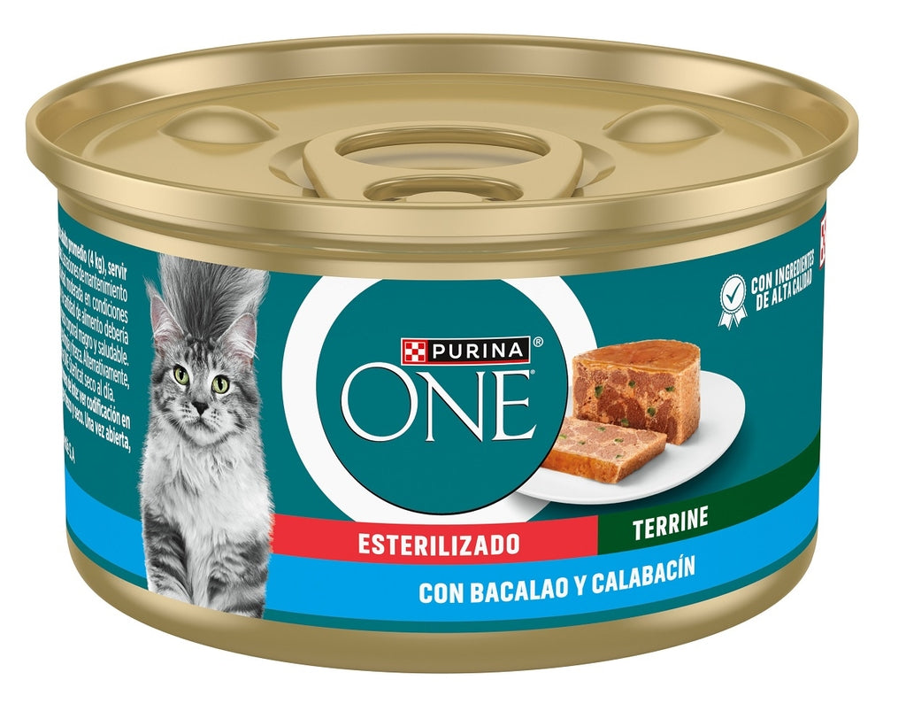 gato sterilized bacalao 85gr
