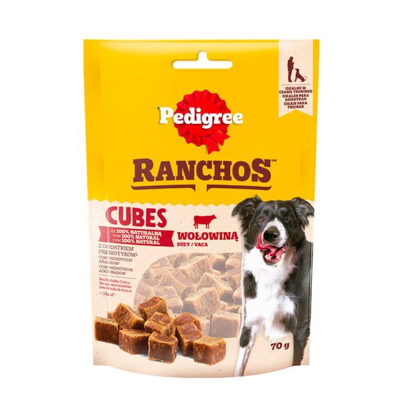 Pedigree Ranchos Cubes de bou 70 g