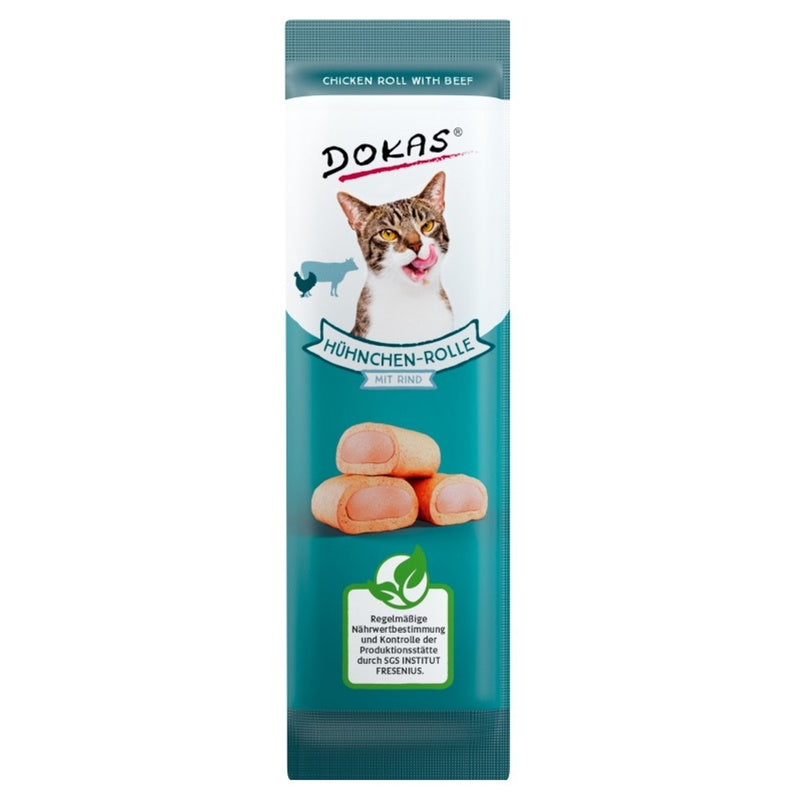 rollos de pollo con ternera para gato 10gr Imagen principal del producto