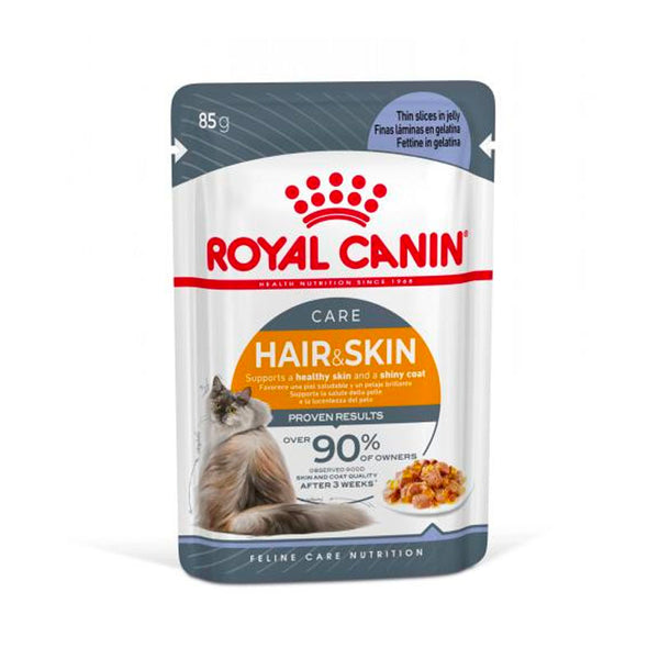 Royal Canin Hair & Skin en Gelatina Pouch para gatos