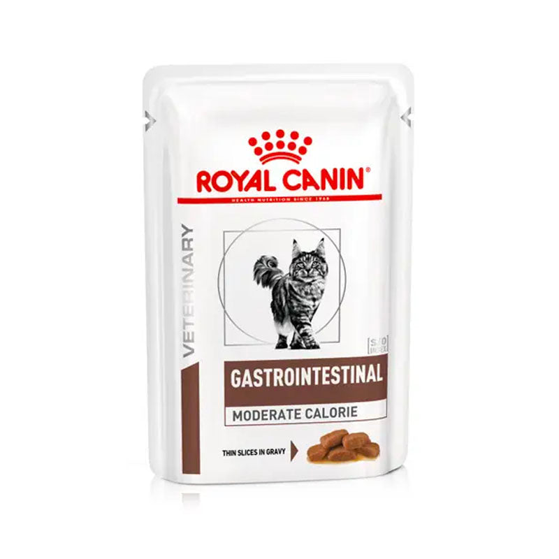 Royal Canin Gastrointestinal Moderate Calorie en Salsa Pouch per a gats Imatge principal del producte