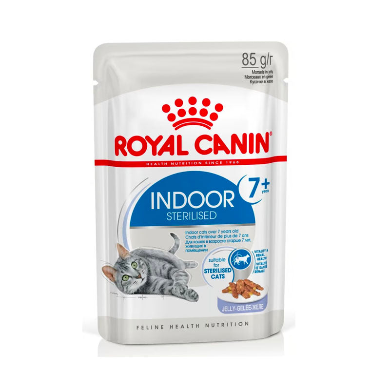 Royal Canin Indoor Sterilised 7+ en Gelatina Pouch para gatos Imagen principal del producto