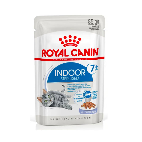Royal Canin Indoor Sterilised 7+ en Gelatina Pouch para gatos