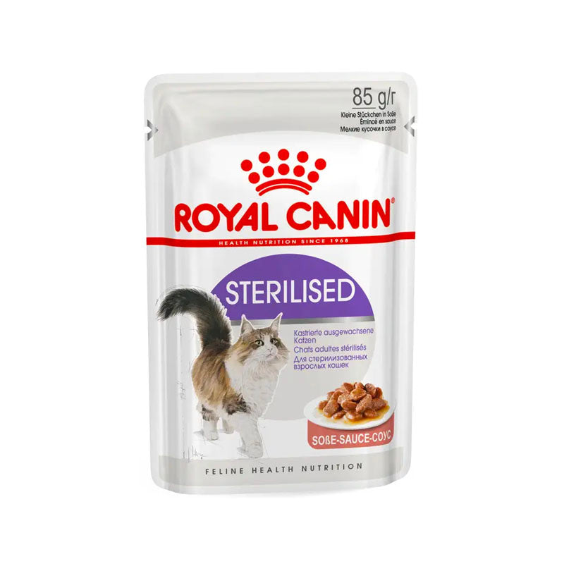 Royal Canin Sterilised en salsa pouch per a gats Imatge principal del producte